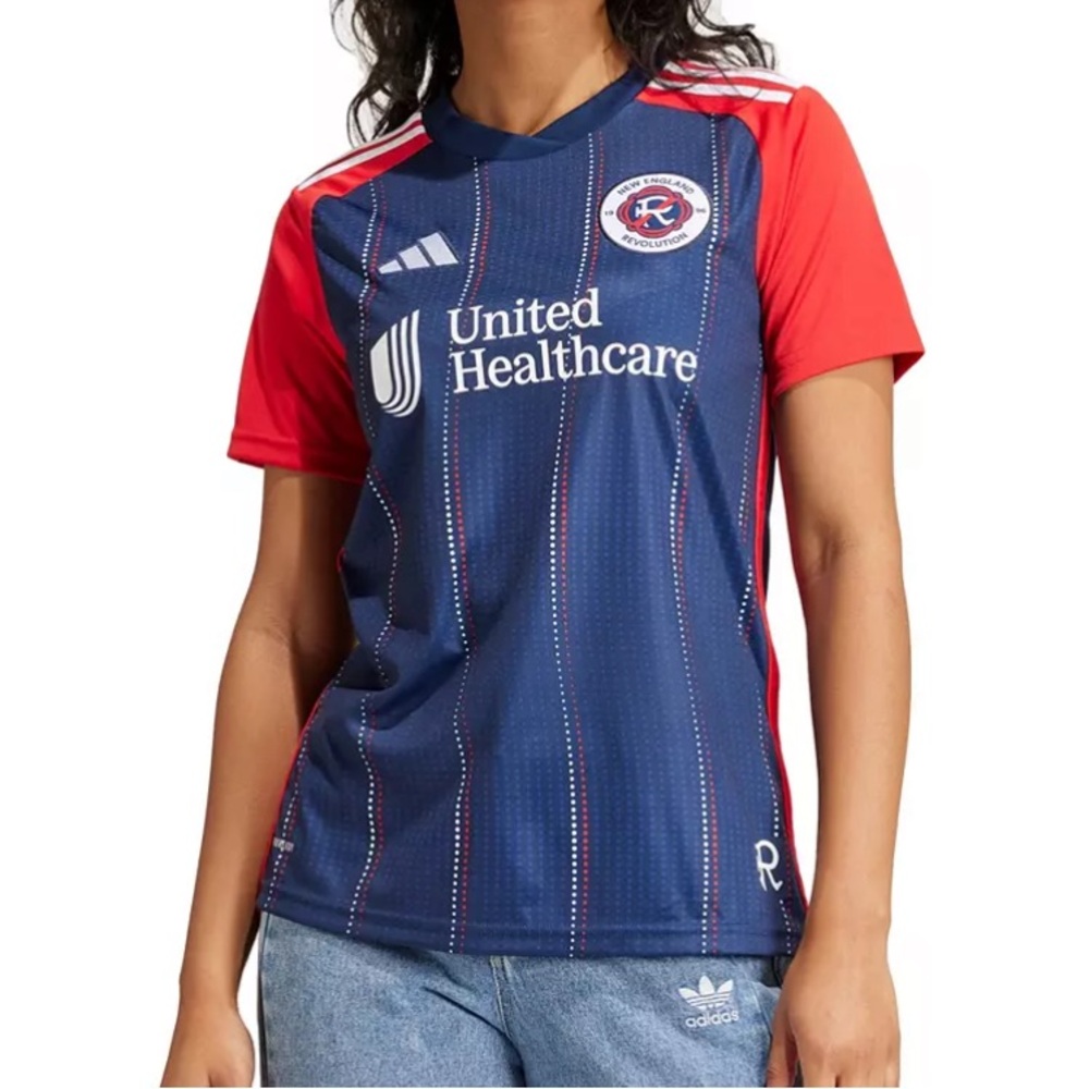 NWT adidas Women's New England Revolution 2024 Primary Replica Jersey